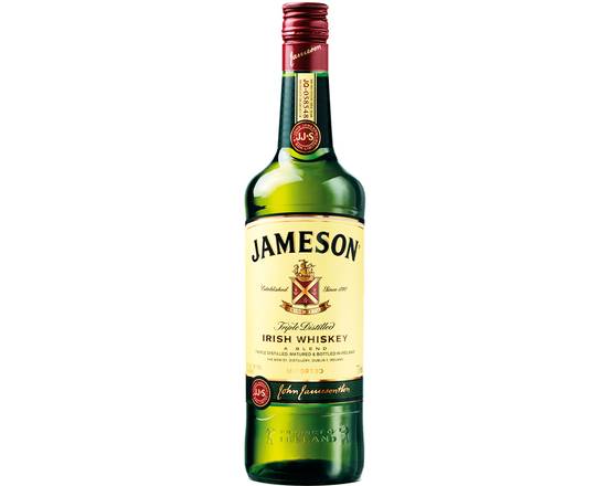 Order Jameson Irish whiskey, 750mL bottle (40% ABV) food online from Moby Liquor store, Los Angeles on bringmethat.com