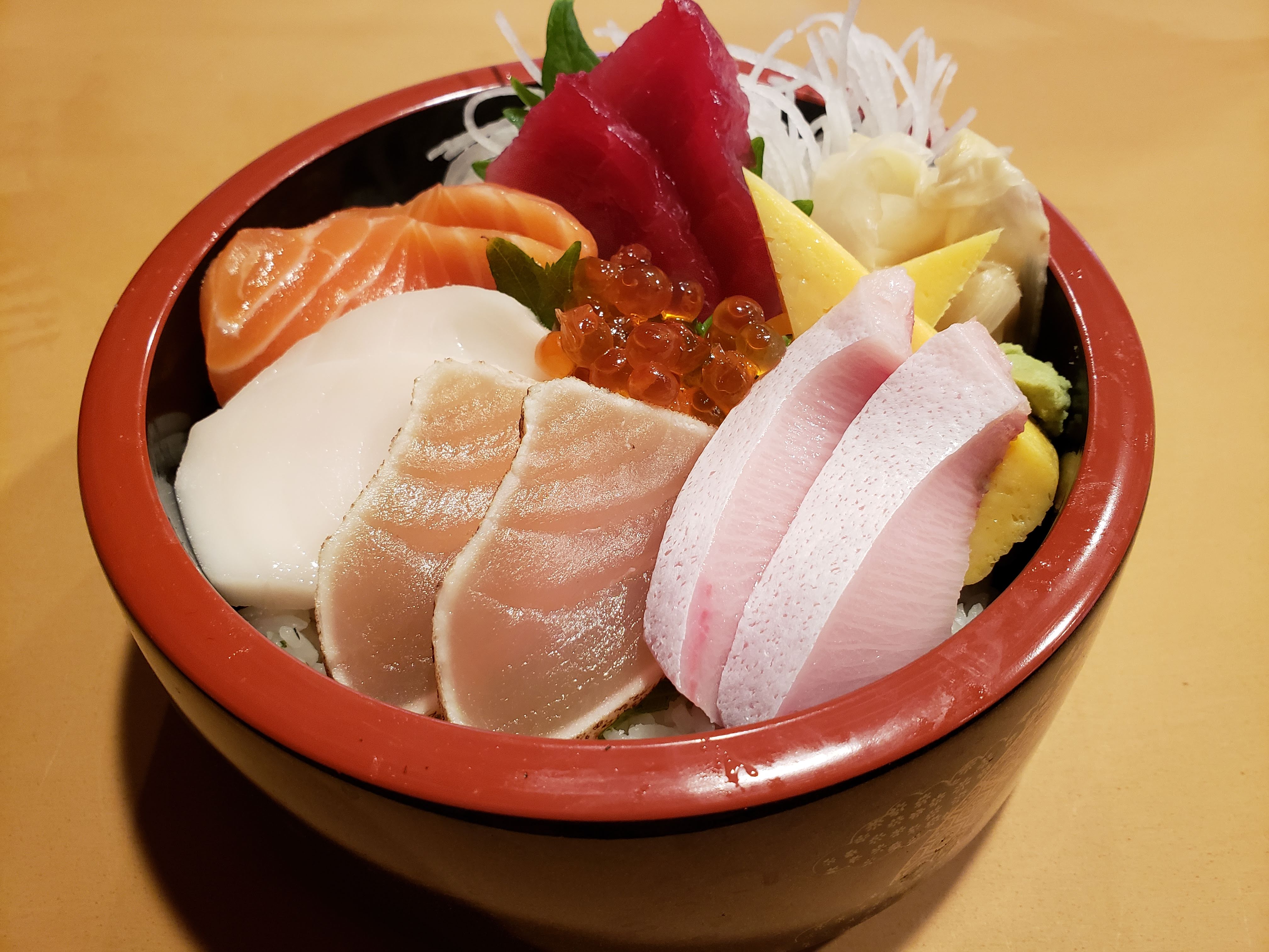 Order Chirashi Don food online from Nikko Sushi store, Arlington Heights on bringmethat.com