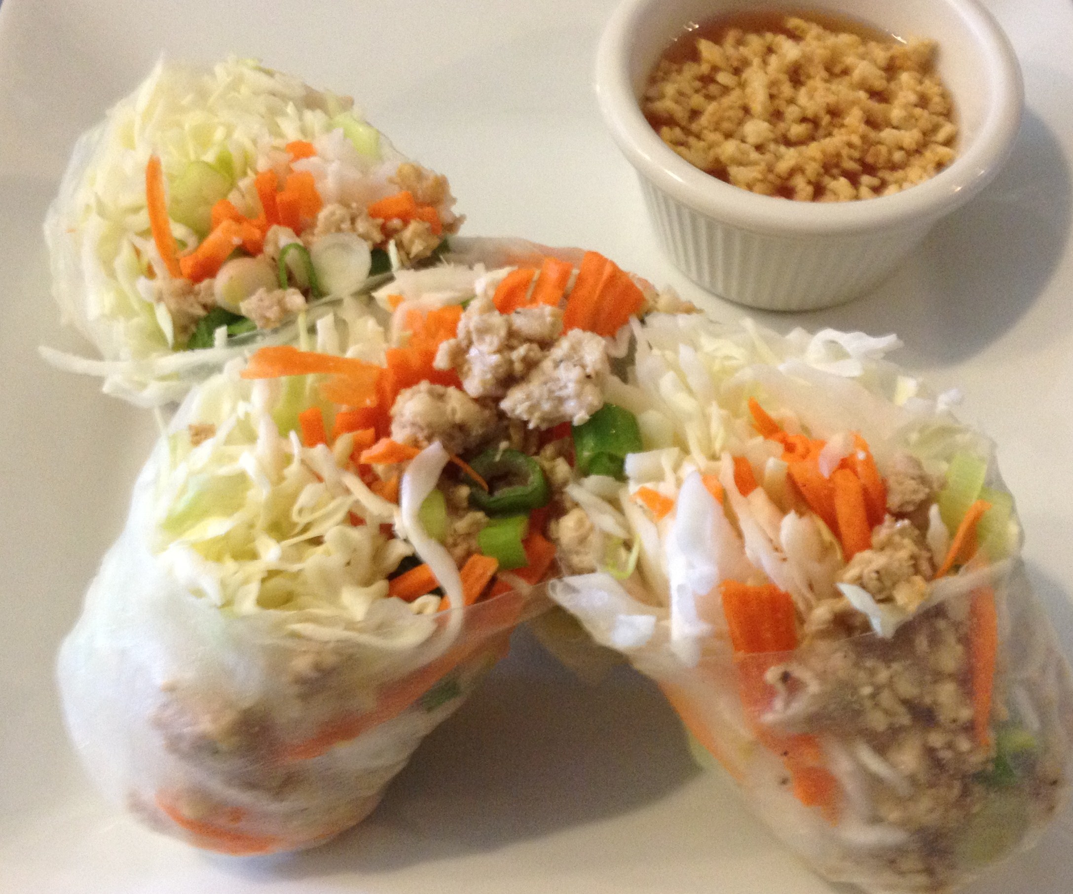 Order A2. Fresh Chicken Roll food online from S!!! Thai Food store, Temecula on bringmethat.com