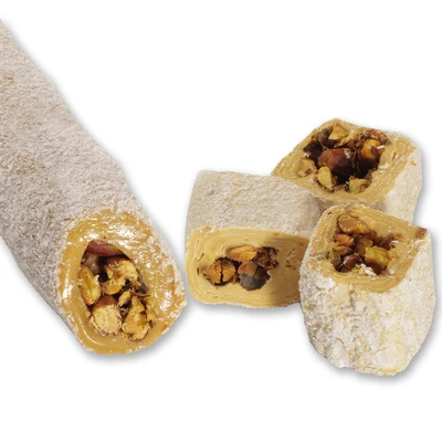 Order Apricot pistachio wrap food online from Nut House Co store, Bridgeview on bringmethat.com