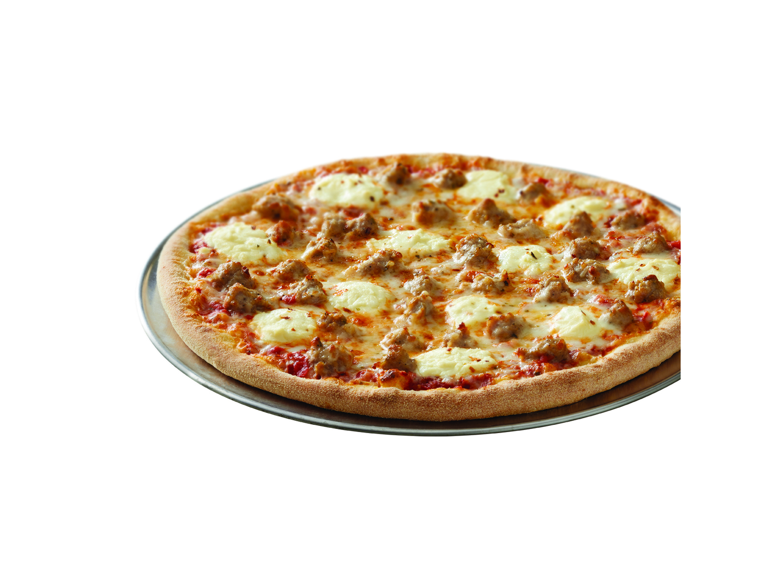 Order Italian Sausage Ricotta Pizza food online from Papa Gino's store, Dedham on bringmethat.com