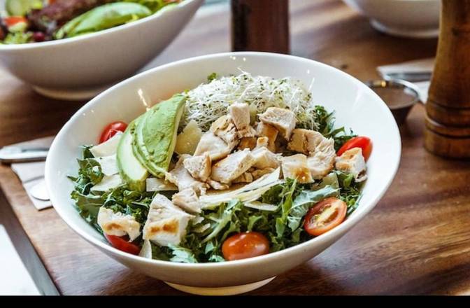 Order Asian Kale Salad food online from Burger Village store, Hicksville on bringmethat.com