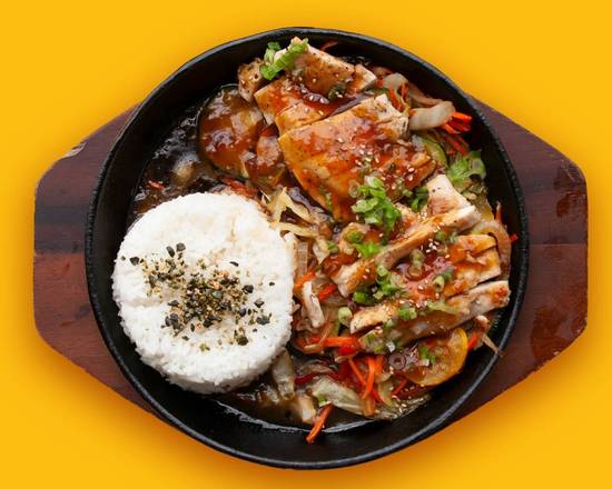 Order Chicken Teriyaki Skillet food online from Harumama Noodles & Buns store, Carlsbad on bringmethat.com