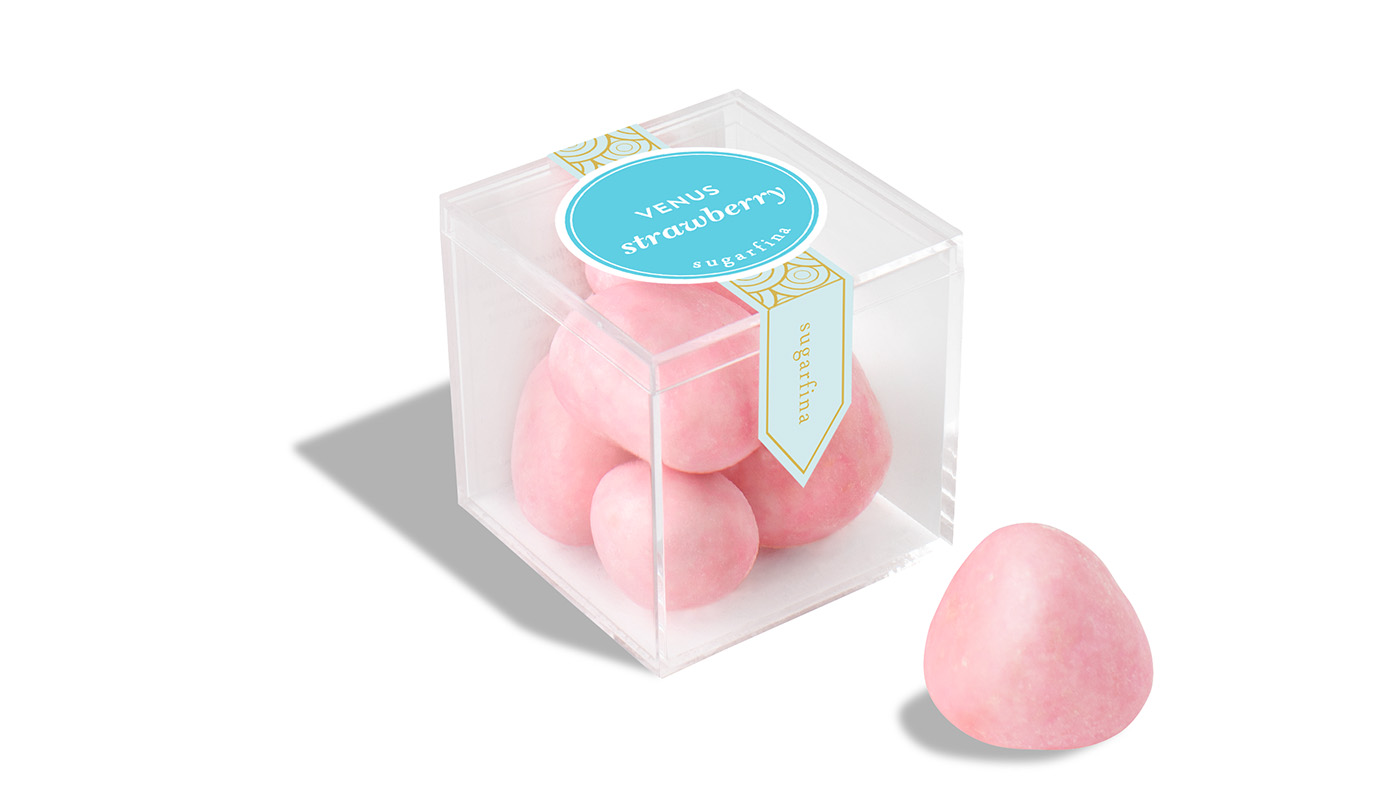 Order Venus Strawberry® Candy Cube food online from Sugarfina store, El Segundo on bringmethat.com