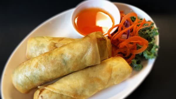Order Veggie Spring Rolls (3 PC) food online from Kiinimm Thai Restaurant store, Rockville on bringmethat.com