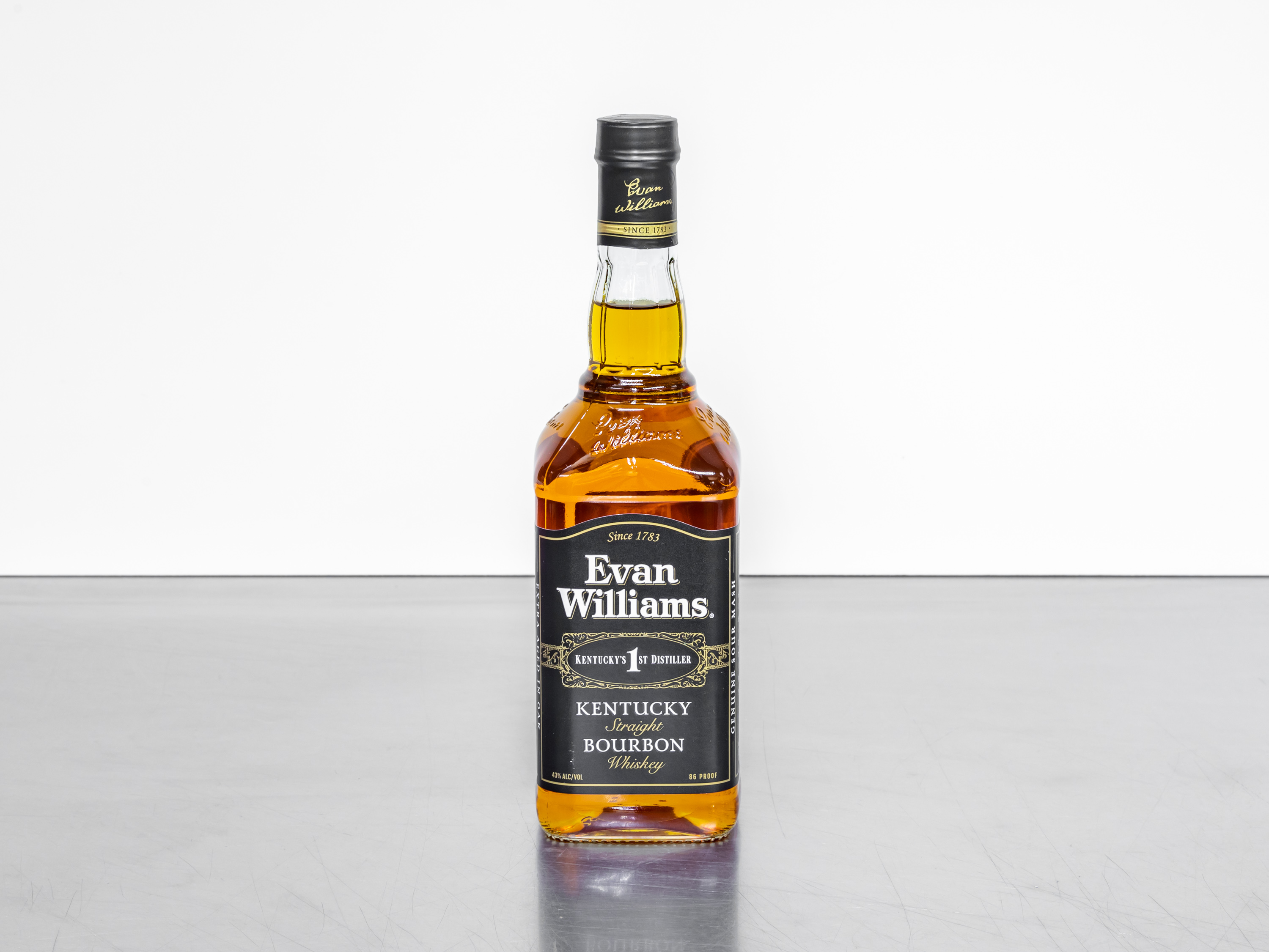 Order Evan Williams Kentucky Straight Bourbon Whiskey 1.75 Liter food online from In The Zone Vi store, Apache Junction on bringmethat.com