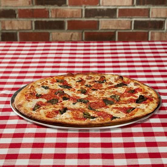 Order Margherita Pizza food online from Patsy Grimaldis Coal Brick-Oven Pizzeria store, Peoria on bringmethat.com