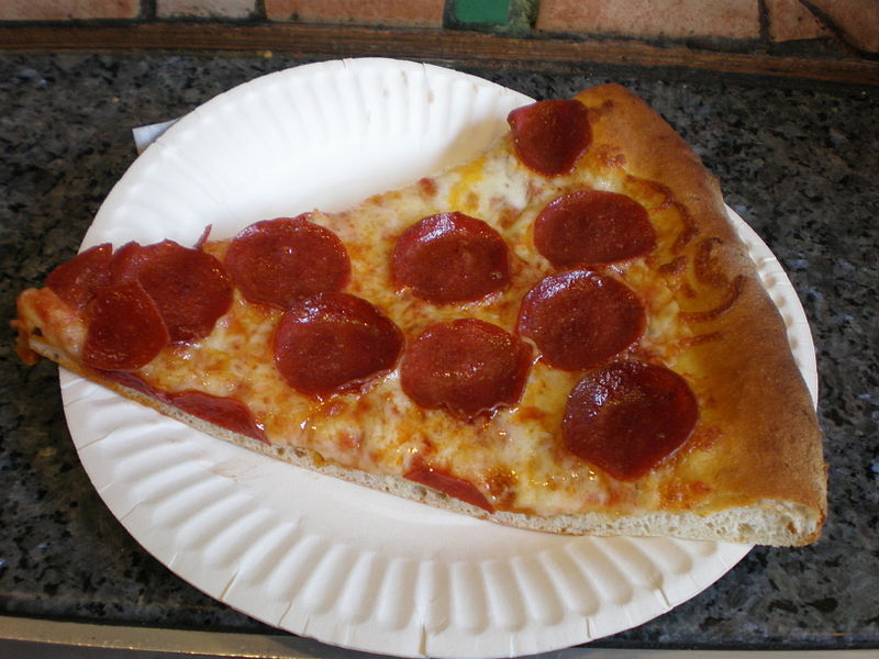 Order Pepperoni Slice food online from Little Italy Pizza - E. 33rd St. store, New York on bringmethat.com