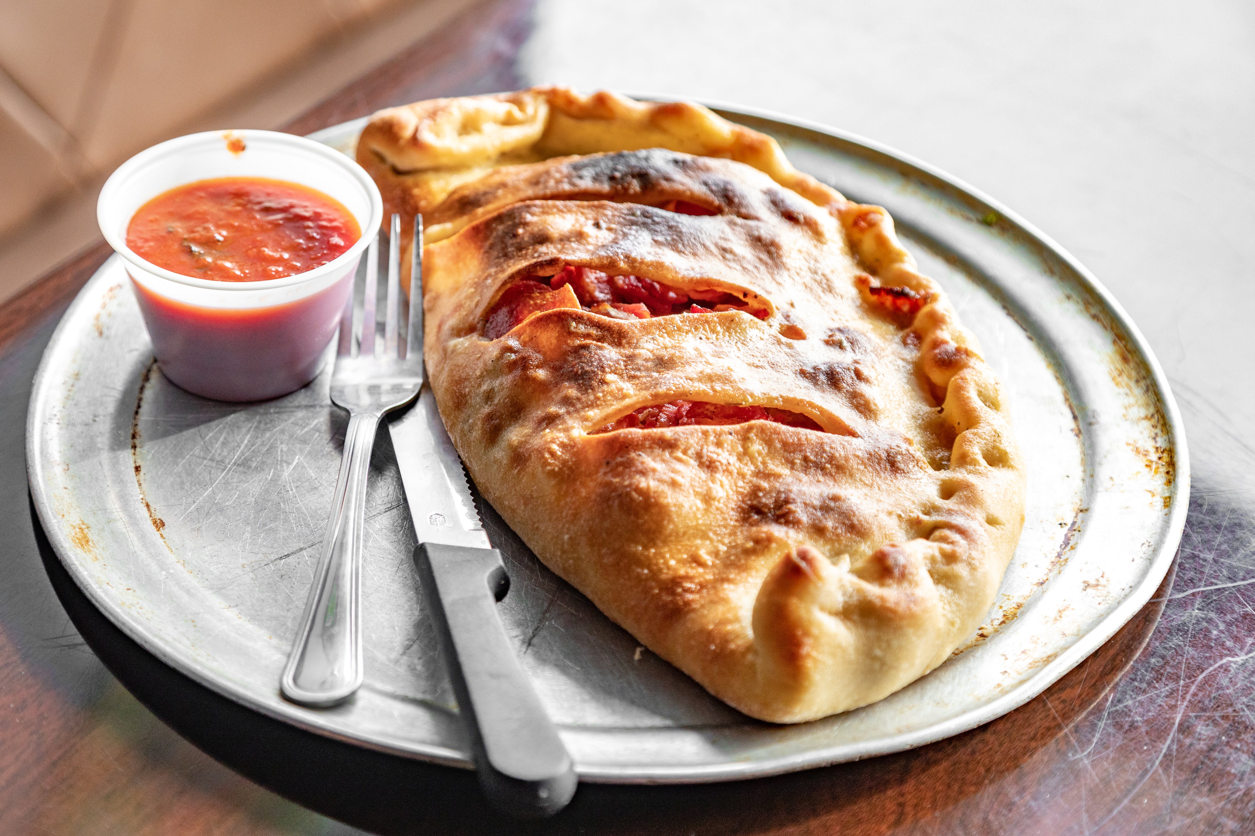Order Chicago-Style - Calzone food online from Fat Dan Deli store, Carmel on bringmethat.com