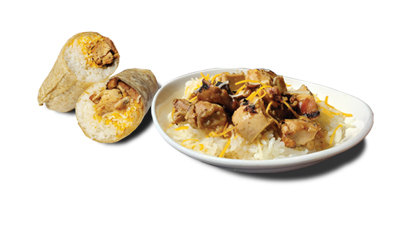 Order Kids Chicken Burrito food online from World Wrapps store, Corte Madera on bringmethat.com