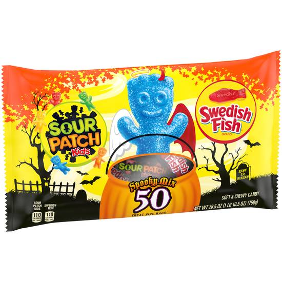 Order Sour Patch Kids & Swedish Fish Candy - Variety Pack, 26.5 oz food online from Rite Aid store, JAMESTOWN on bringmethat.com