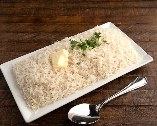 Order Plain Basmati Rice food online from Aga Restaurant & Catering store, Houston on bringmethat.com