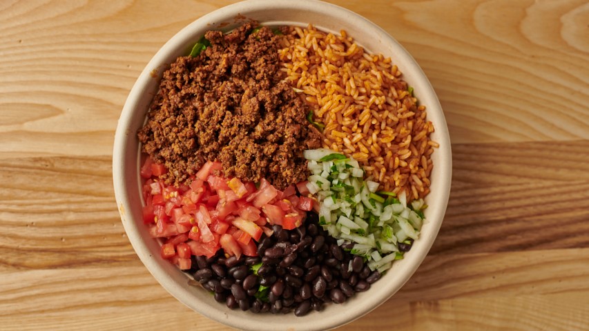 Order GRASS FED GROUND BEEF BOWL food online from Burrito Beach store, Chicago on bringmethat.com