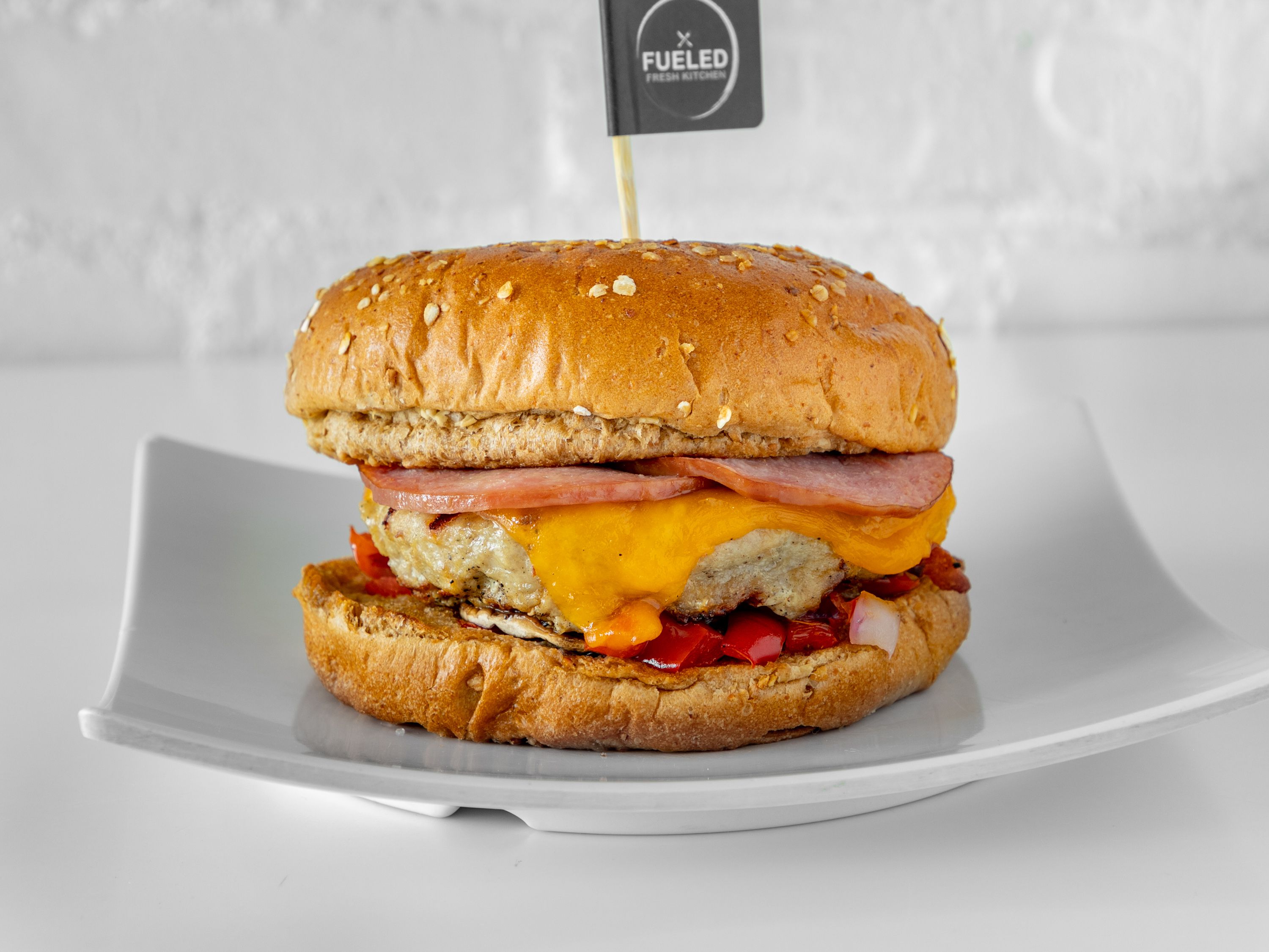Order BBQ Turkey Burger food online from Fueled Fresh Kitchen store, Draper on bringmethat.com