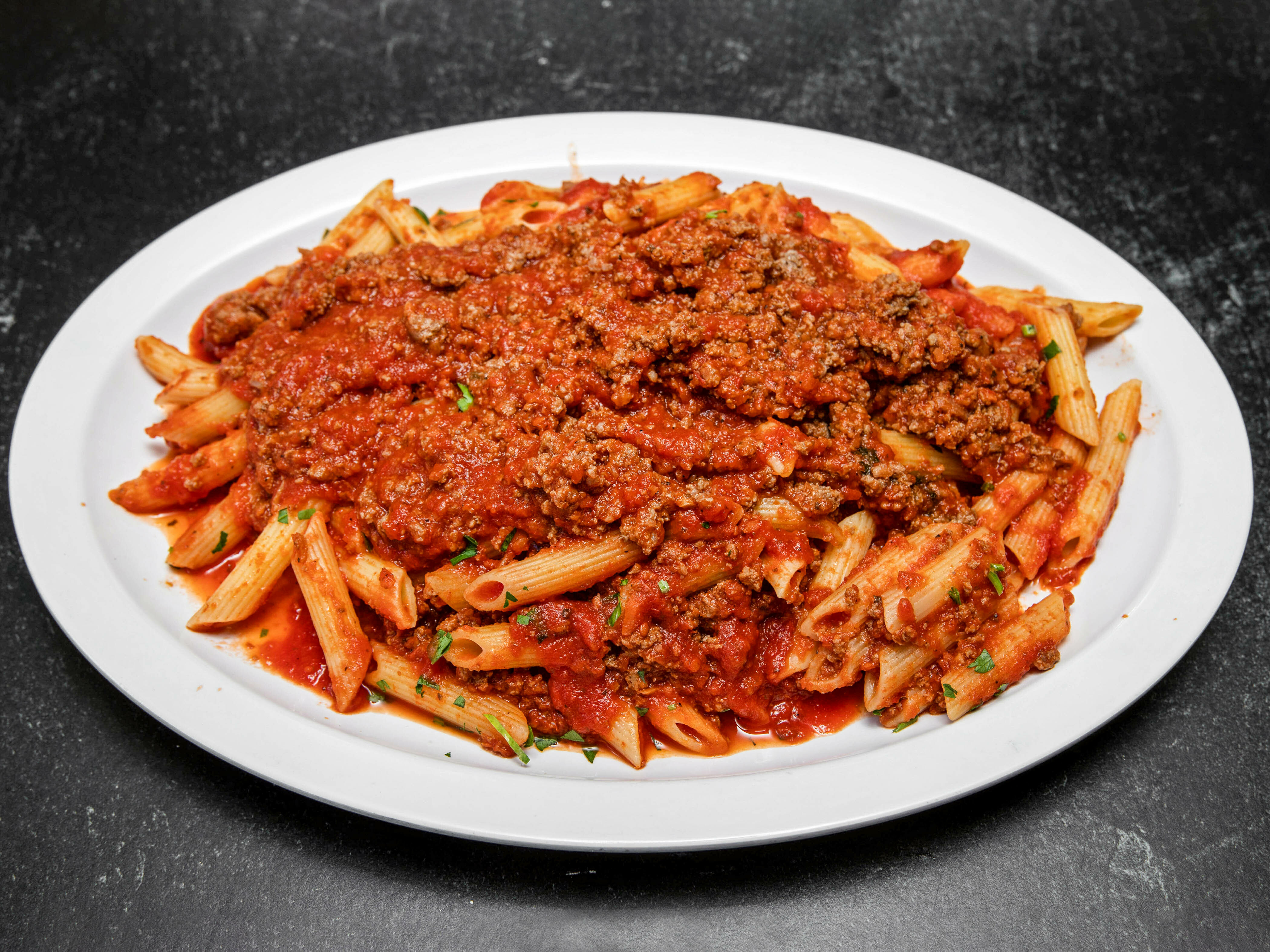 Order Pasta with Meat Sauce food online from Joanne's Gourmet store, Roslyn on bringmethat.com