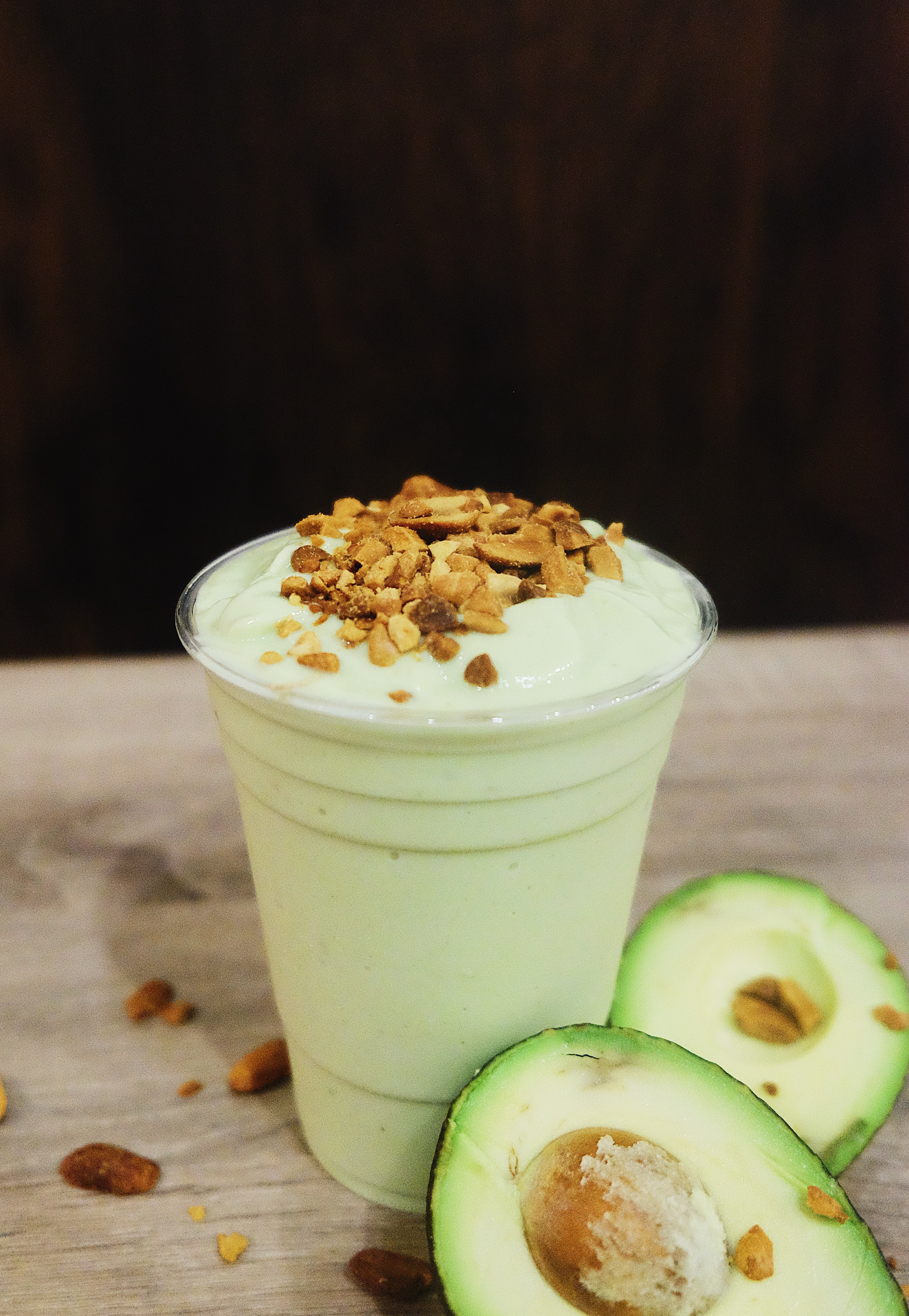 Order Peanut Avocado Smoothie food online from Pho Cravin store, Fremont on bringmethat.com