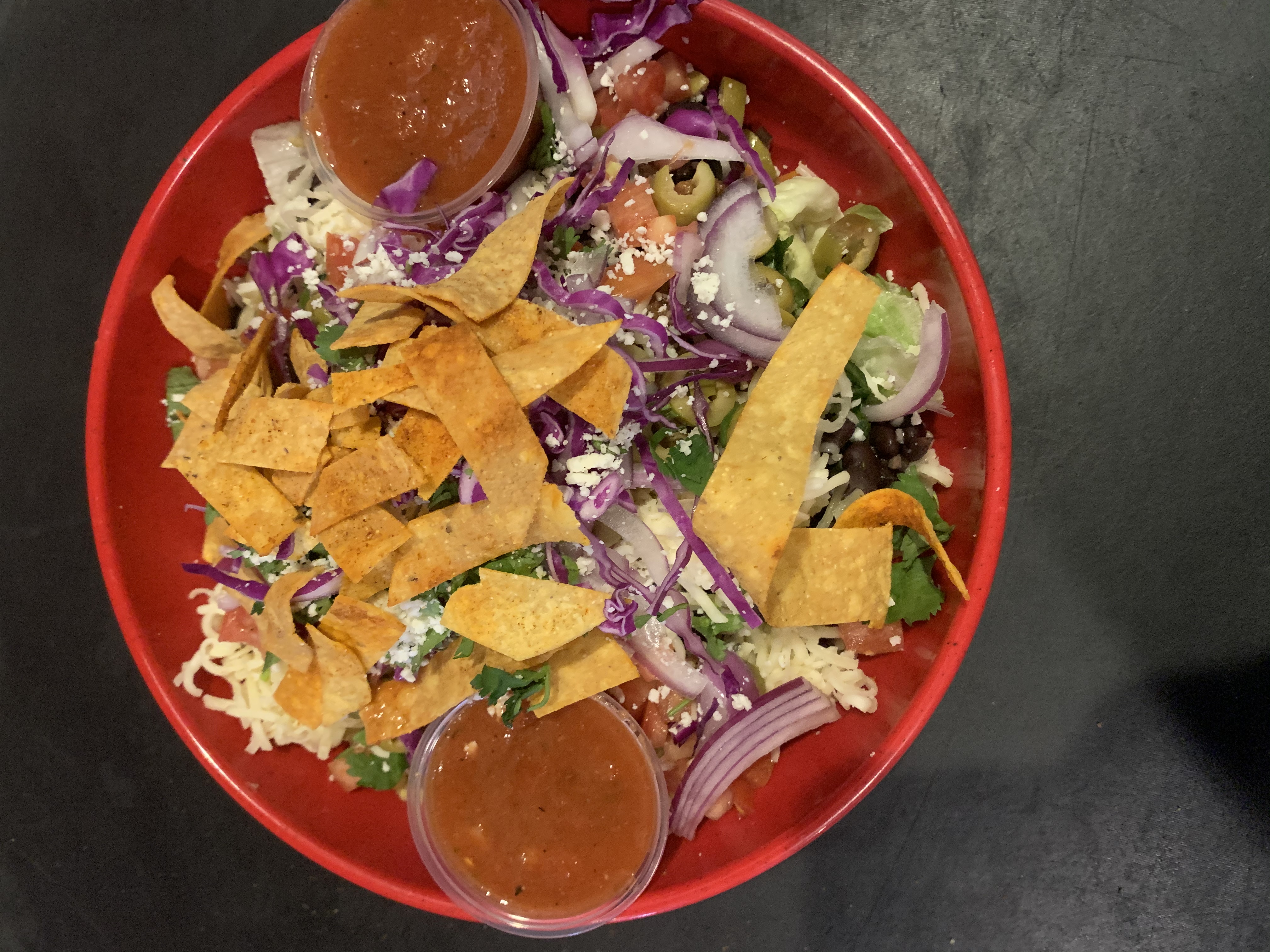 Order Taco Salad Bowl food online from Maria's Cantina store, Southaven on bringmethat.com