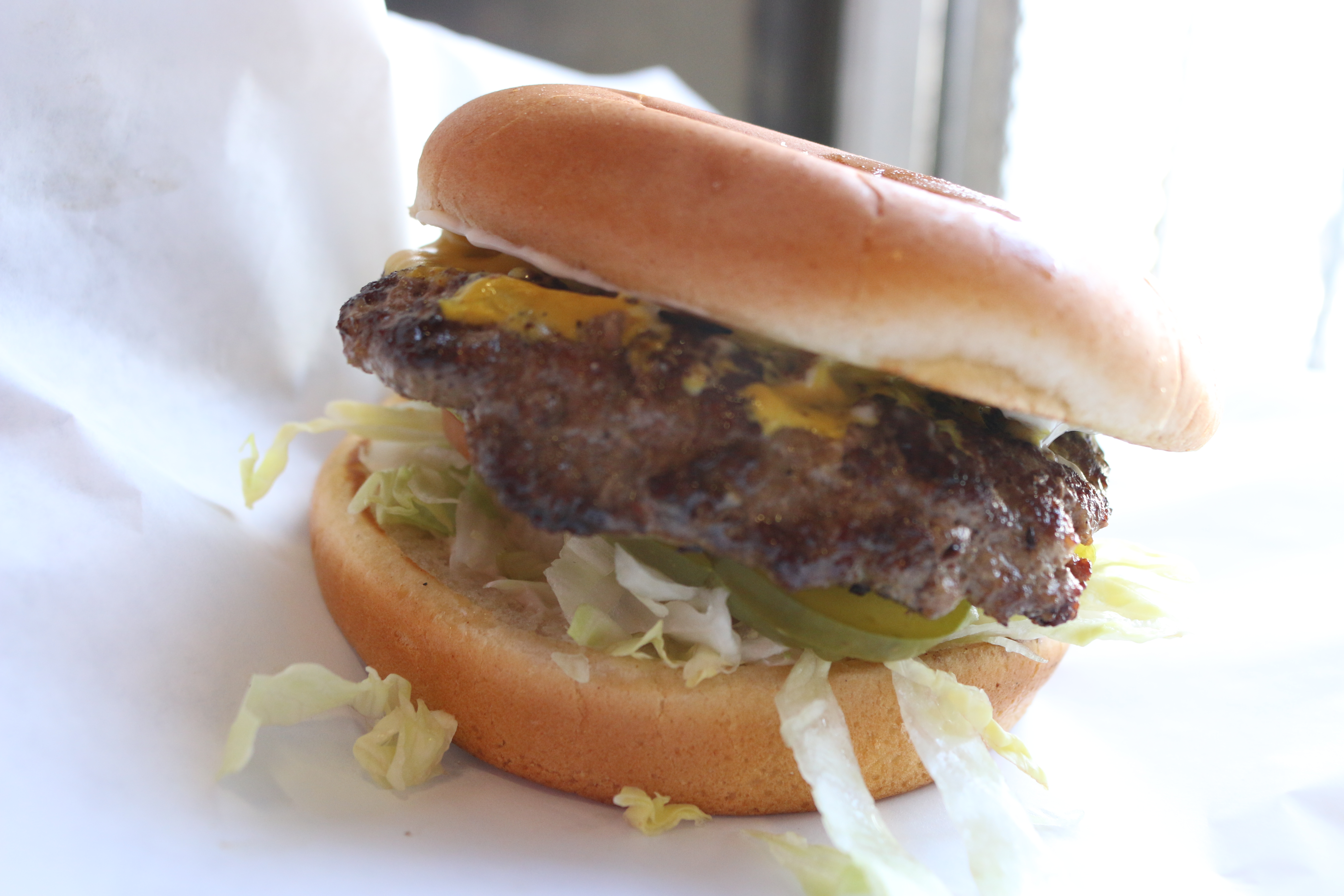 Order 1/4 lb. Junior Burger food online from Master Burger store, Los Angeles on bringmethat.com
