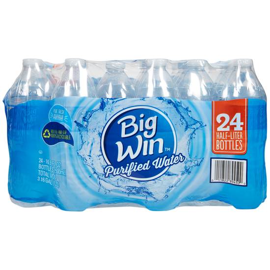 Order Big Win Purified Water, 16.9 fl oz - 24 ct food online from Rite Aid store, Corona Del Mar on bringmethat.com