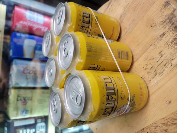 Order Pacifico  (6pk. Cans) food online from Hub Market & Deli store, San Diego on bringmethat.com