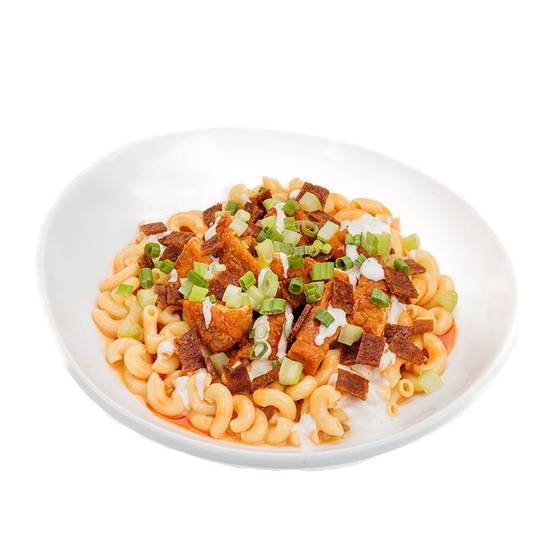 Order Buffalo Chicken Mac 'n Cheese Bowl food online from Native Foods Cafe store, Boulder on bringmethat.com