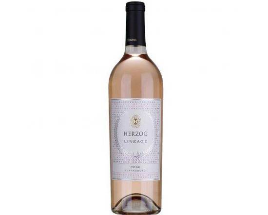 Order Herzog Lineage, Rosé Clarksburg 750ML food online from House Of Wine store, New Rochelle on bringmethat.com