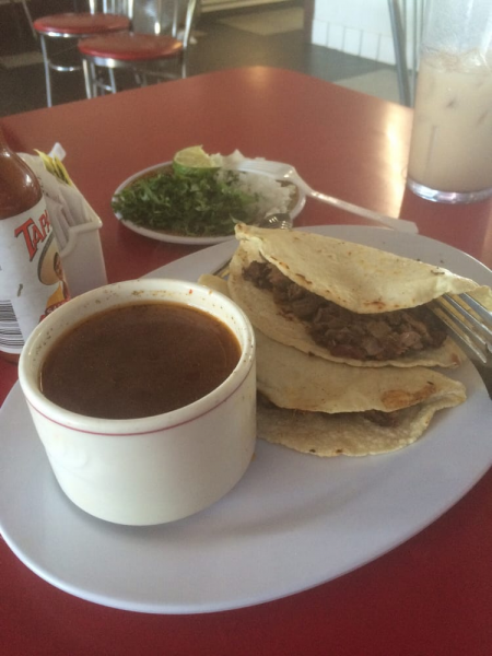 Order Tacos de Birra food online from Wendys Tortas store, East Los Angeles on bringmethat.com