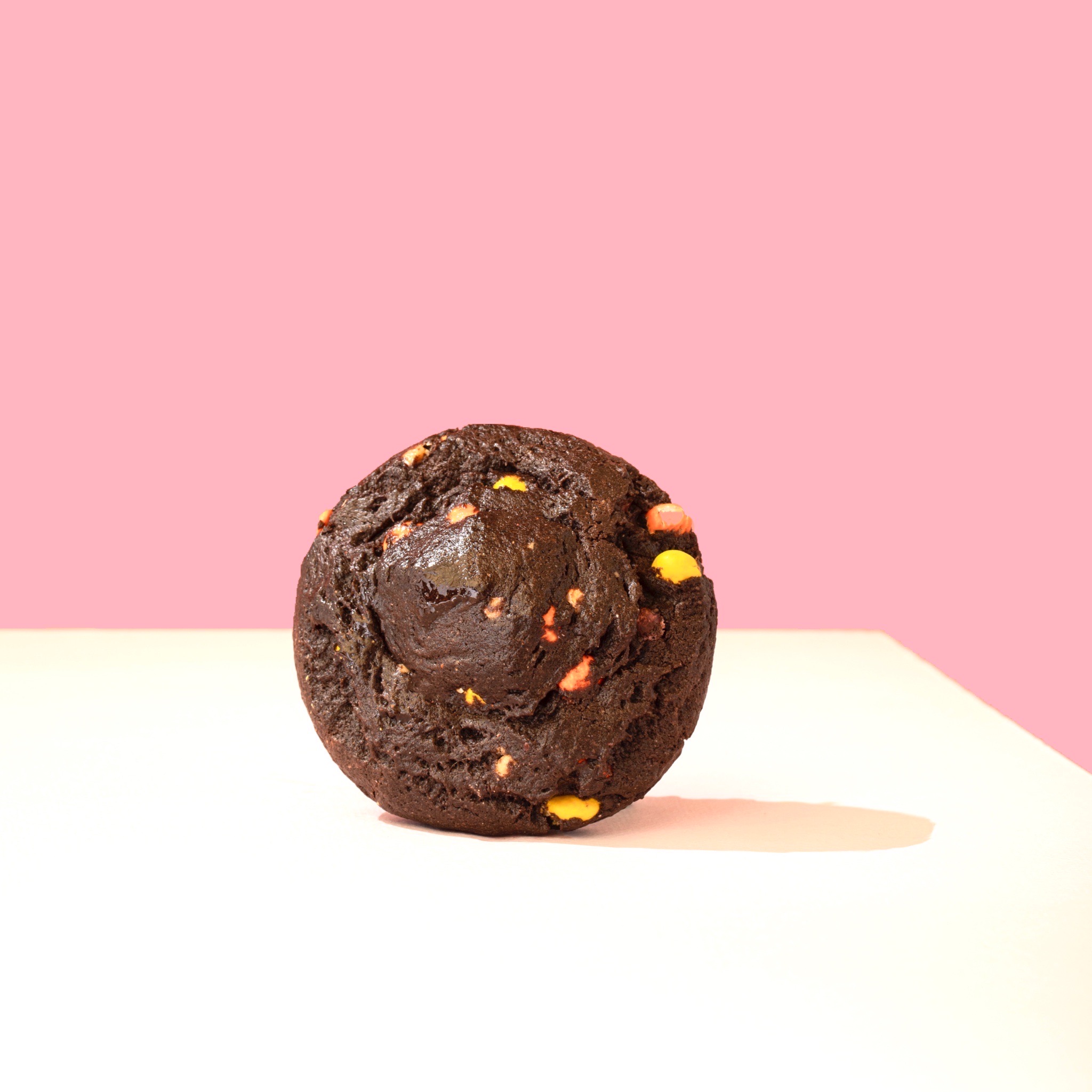 Order Chocolate Reese's Pieces Cookie food online from Duchess Cookies store, Easton on bringmethat.com