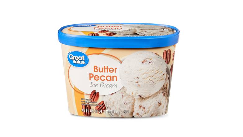 Order Great Value Butter Pecan Ice Cream food online from Red Roof Market store, Lafollette on bringmethat.com