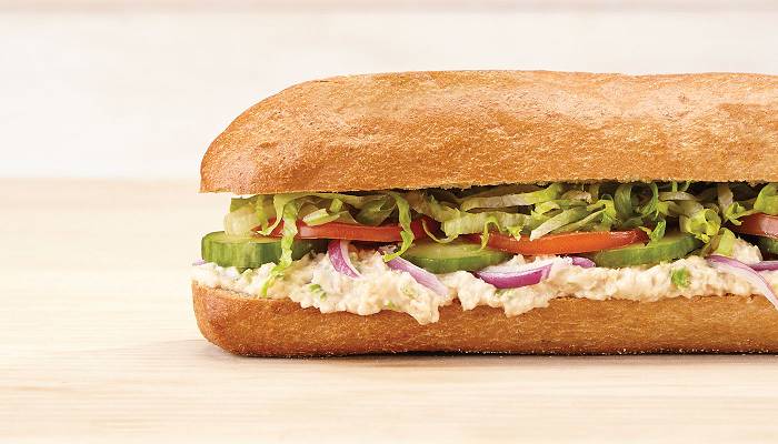 Order 6" Tuna California Sub (567cal) food online from Quickchek store, Belvidere on bringmethat.com