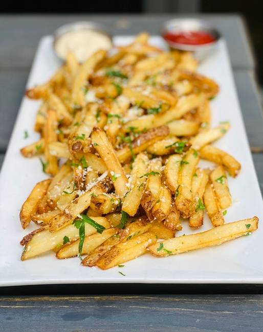 Order PARMESAN TRUFFLE FRIES food online from Gates Restaurant store, New Canaan on bringmethat.com