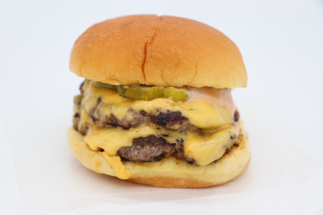 Order DOUBLE CHEESEBURGER food online from The Window store, Venice on bringmethat.com