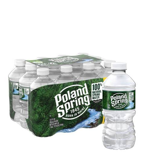 Order Poland Spring 100% Natural Spring Water Plastic Bottle 12 OZ, 12CT food online from Cvs store, VINELAND on bringmethat.com