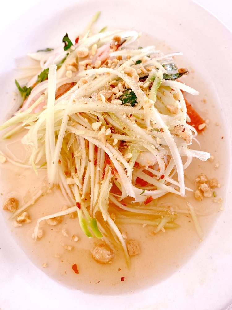 Order Papaya Shrimp Salad food online from Saigon Bistro store, Savannah on bringmethat.com