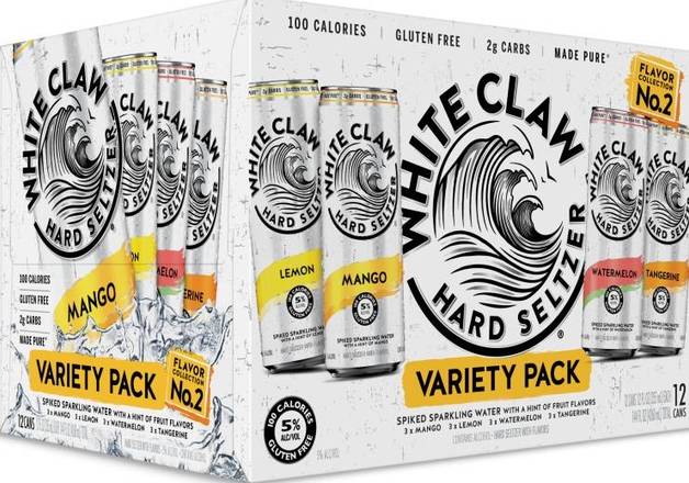 Order WHITE CLAW NO 2- 12PK food online from Audet's Wine & Spirits, store, Lynn on bringmethat.com