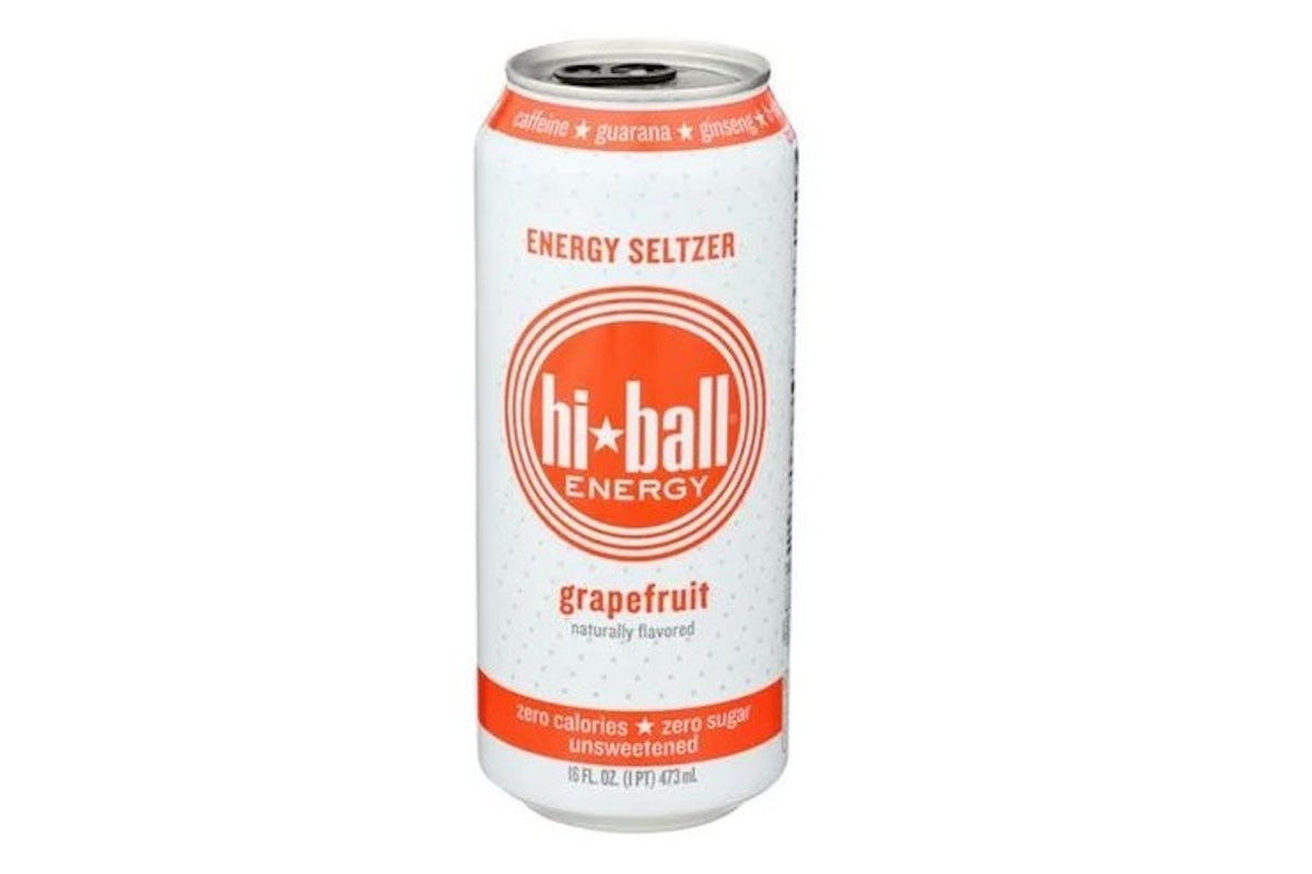 Order Hi Ball Grapefruit Energy Seltzer food online from Original Chopshop store, Plano on bringmethat.com