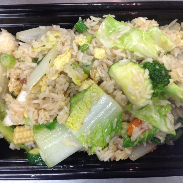 Order 47. Vegetable Fried Rice food online from Poom Thai Cuisine store, Santa Monica on bringmethat.com