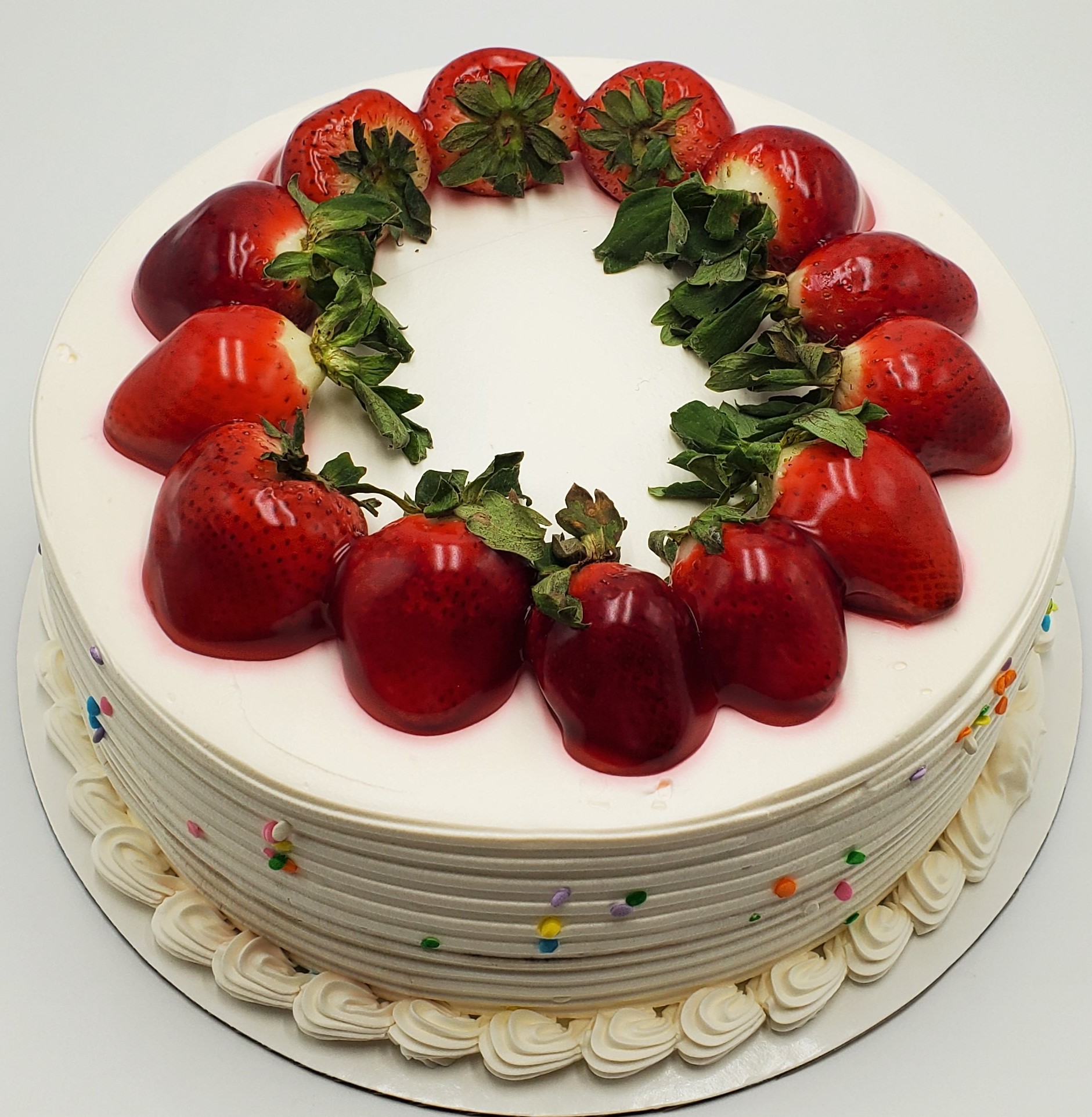 Order 10" Atomic Cake food online from Pierre's Bakery store, Chicago on bringmethat.com