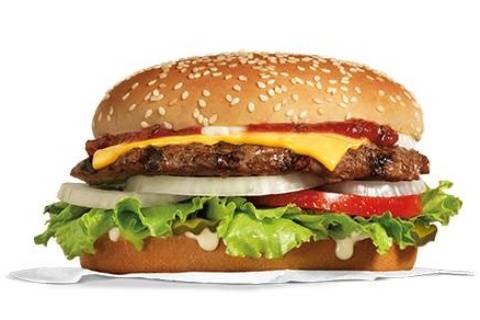Order Famous Star with Cheese Burger food online from Carl's Jr. store, Oklahoma City on bringmethat.com