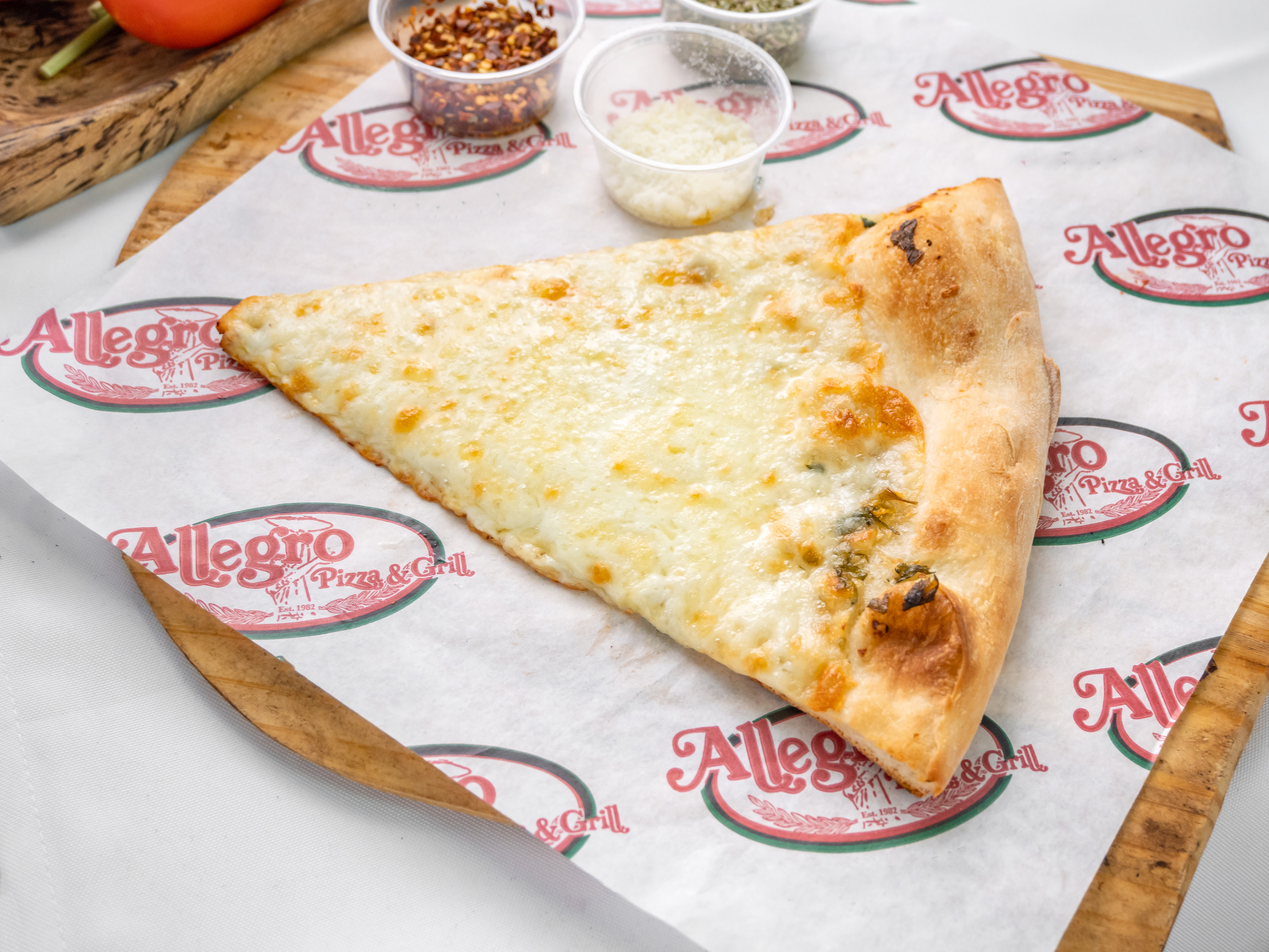 Order Cheese Pizza Slice food online from Allegro Pizza store, Philadelphia on bringmethat.com