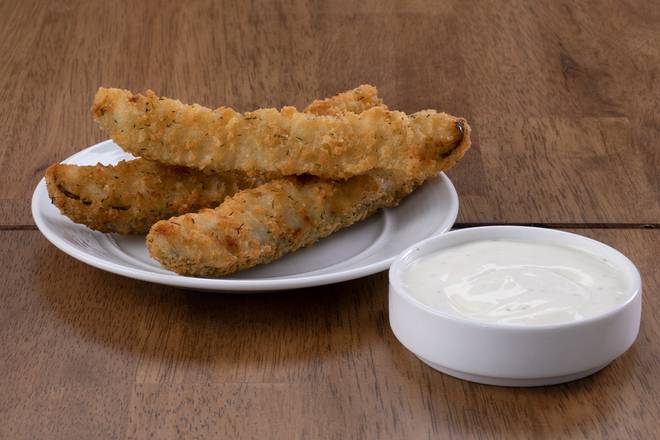 Order 3 Fried Pickles food online from Lee Famous Recipe Chicken store, Xenia on bringmethat.com