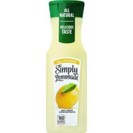 Order Simply Lemonade All Natural (11.5 oz) food online from Light Speed Market store, Marietta on bringmethat.com