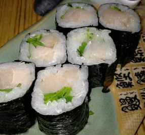 Order Yellowtail Jalapeno Roll food online from Hawkers store, New York on bringmethat.com