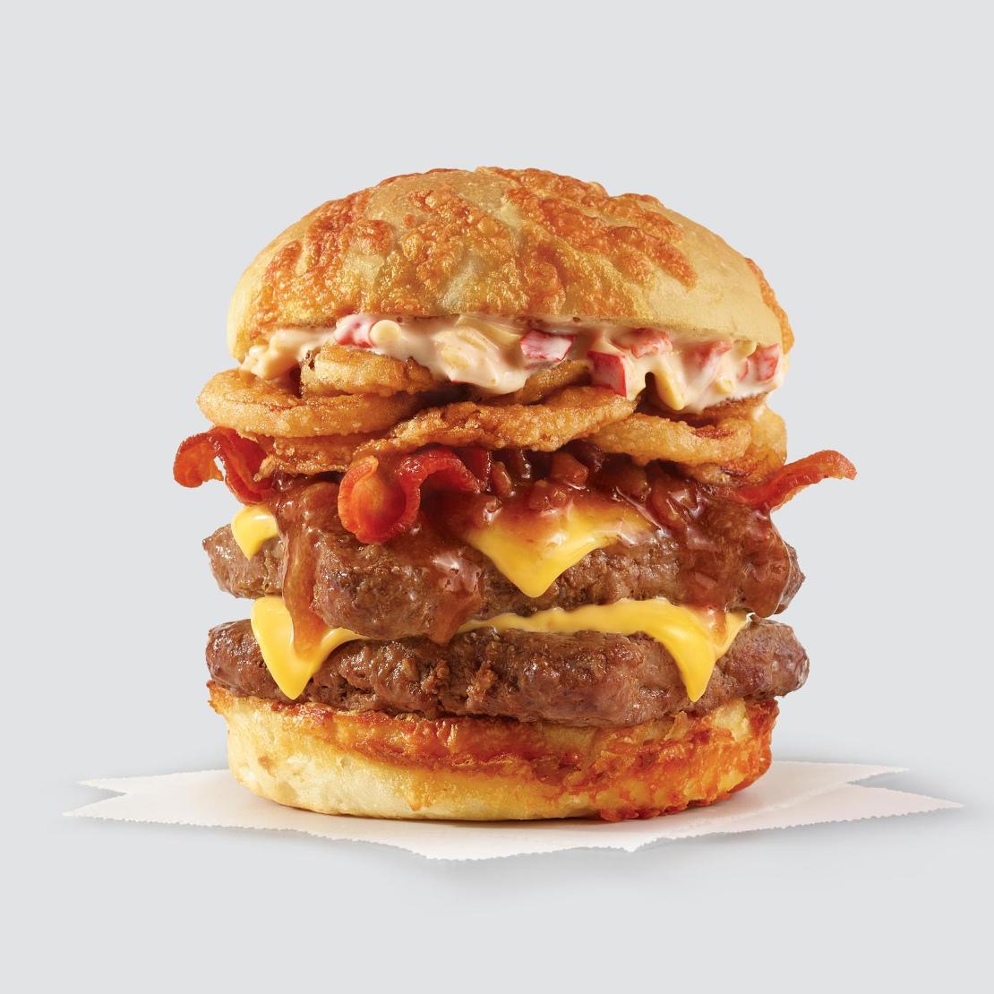 order online - Big Bacon Cheddar Cheeseburger Double from Wendy's on bringmethat.com