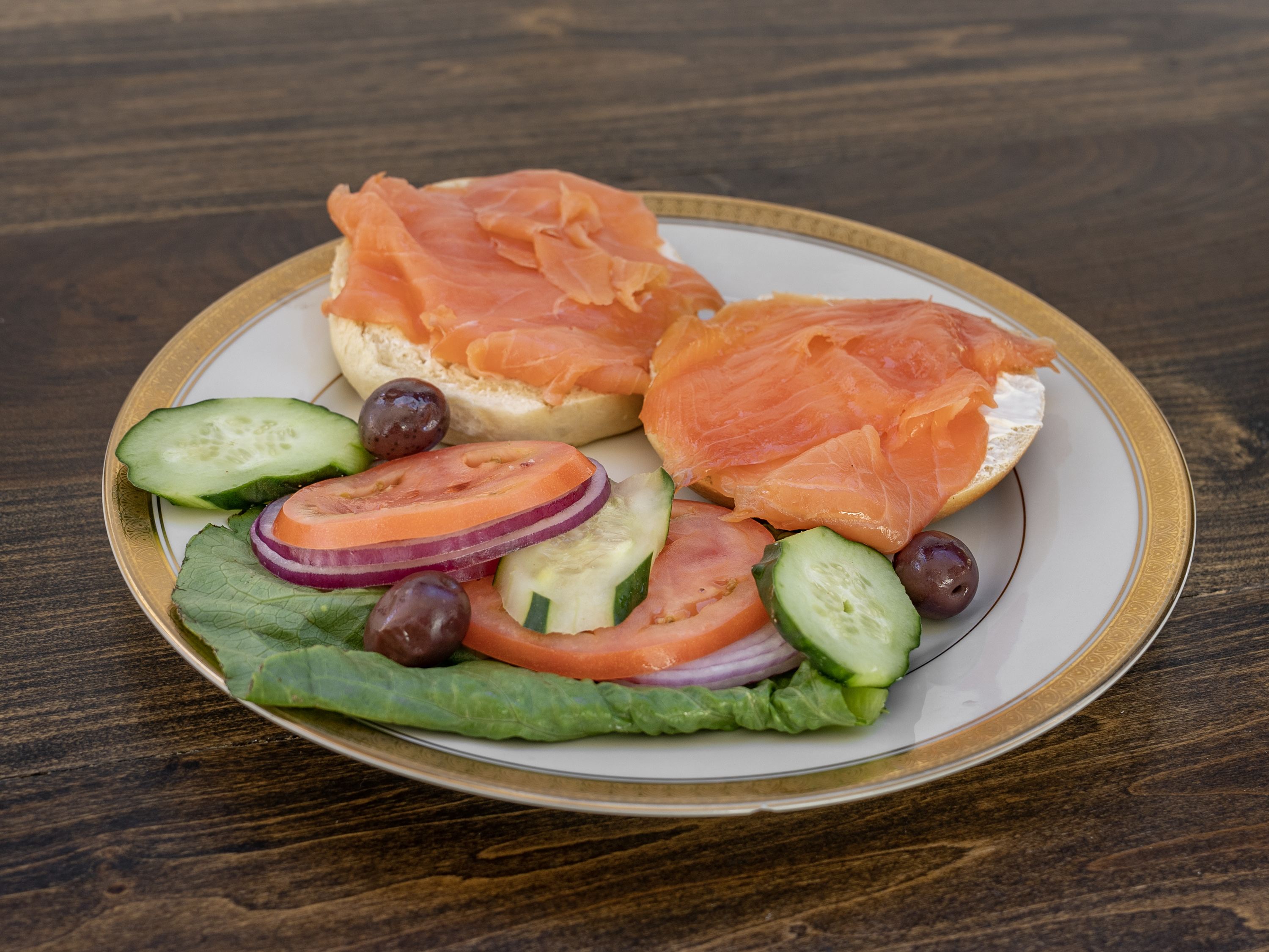 Order Lox on a Bagel food online from Frank's Weiler's Deli store, Canoga Park on bringmethat.com