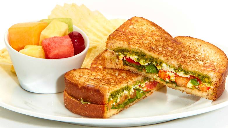 Order Tomato-Basil Sandwich food online from Taziki Mediterranean Cafe store, Florence on bringmethat.com