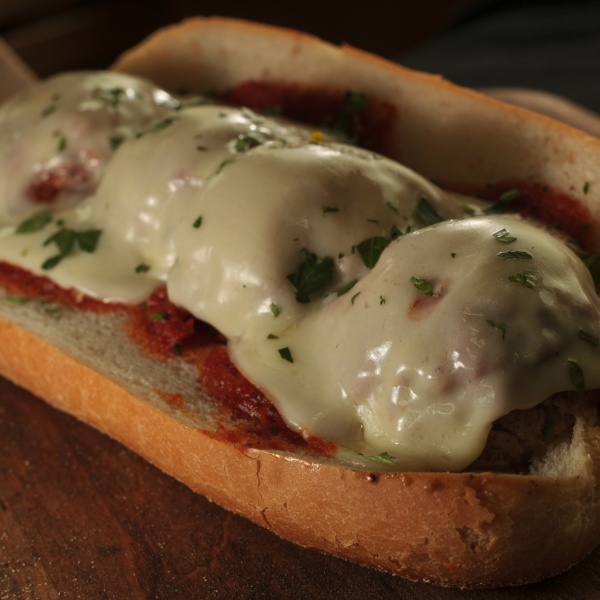 Order Meatball Parm Sub food online from Planet Pizza Stamford store, Stamford on bringmethat.com
