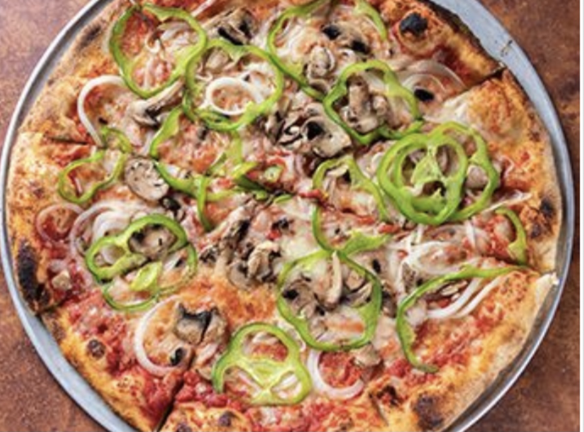 Order Garden Veggie Pizza food online from New York Deli & Pizza store, Waltham on bringmethat.com