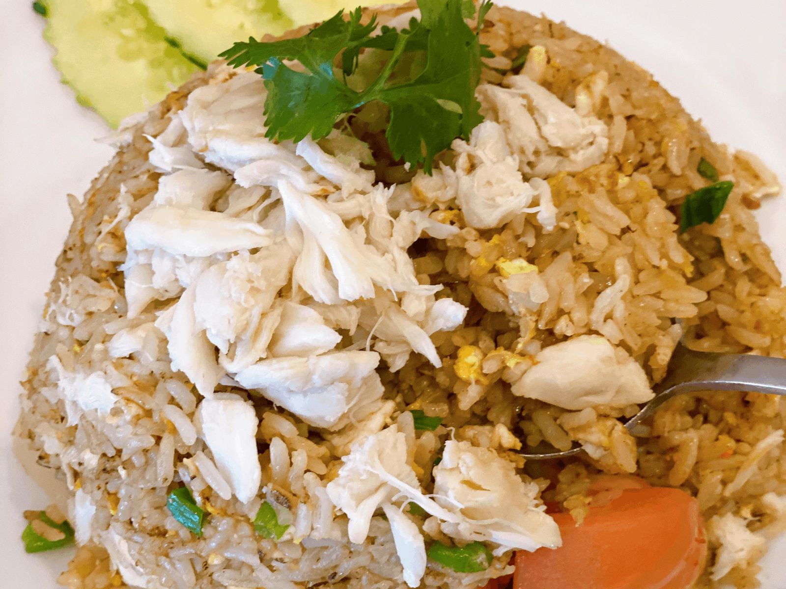 Order Crab Fried Rice food online from I am Thai Eatery store, Vancouver on bringmethat.com