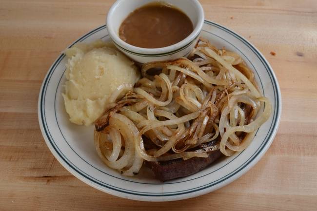 Order Liver and Onions food online from Brents Deli store, Westlake Village on bringmethat.com